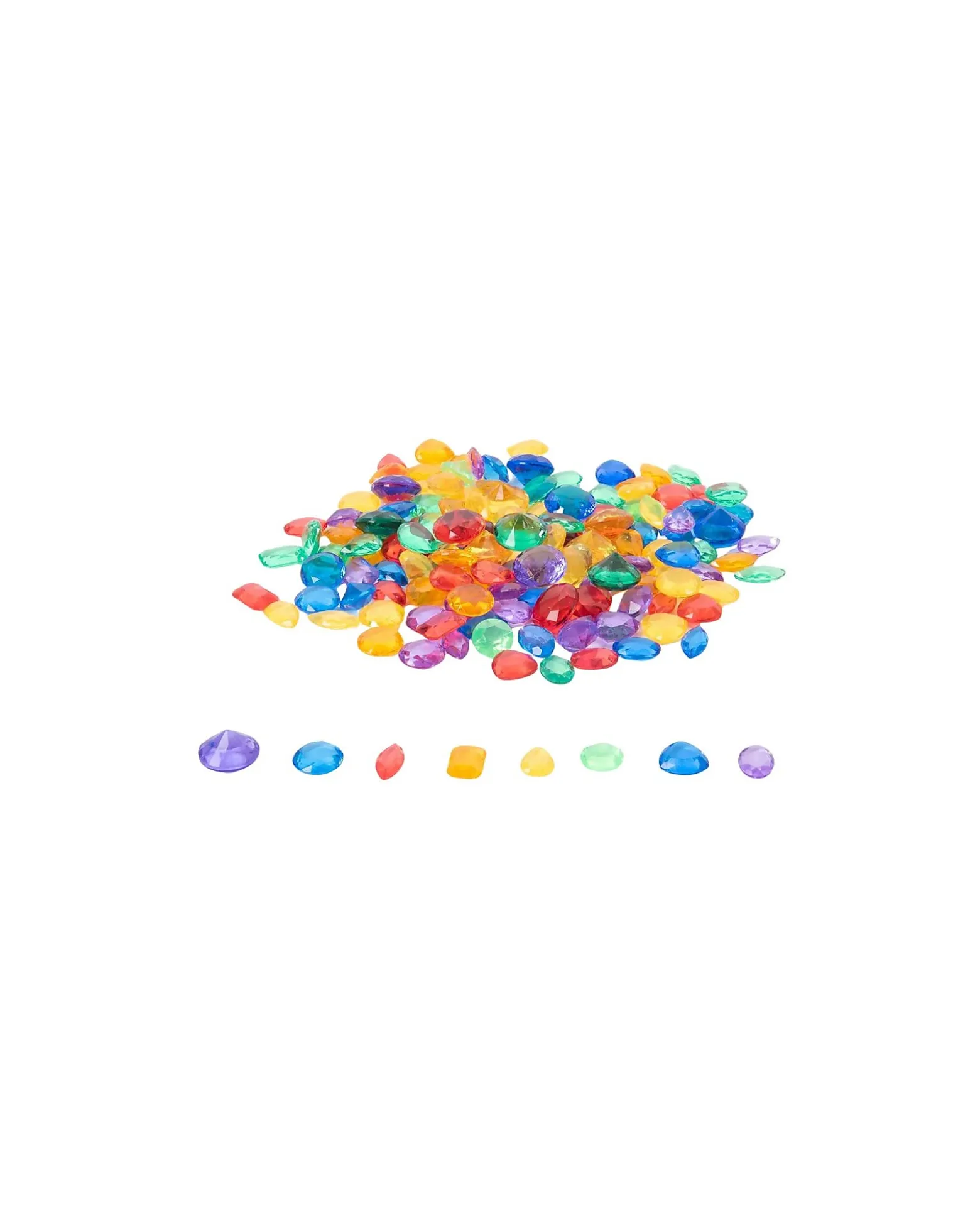 Gioielli Traslucidi - Rosso/Arancione/Giallo/Verde/Blu/Viola - da 3 Anni - Per Lavagna Luminosa