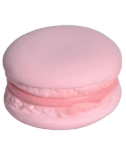 3-in-1 Sonaglio Macaroon - Massaggiagengive - Gioco da Bagno - Bakery Items - 100% Caucciù Naturale