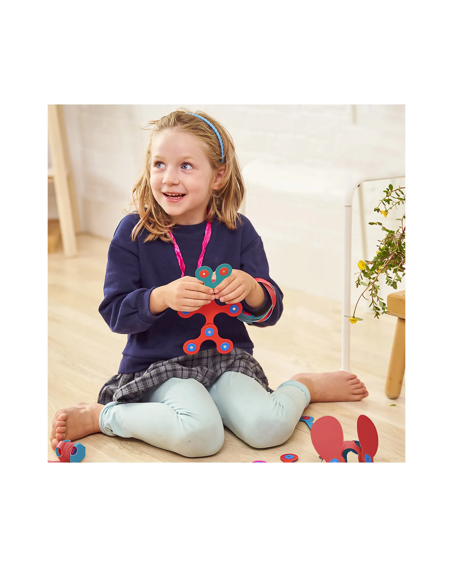Itsy Pack - 18 Pezzi - Rosa Turchese - Gioco Magnetico STEAM - 4+ Anni