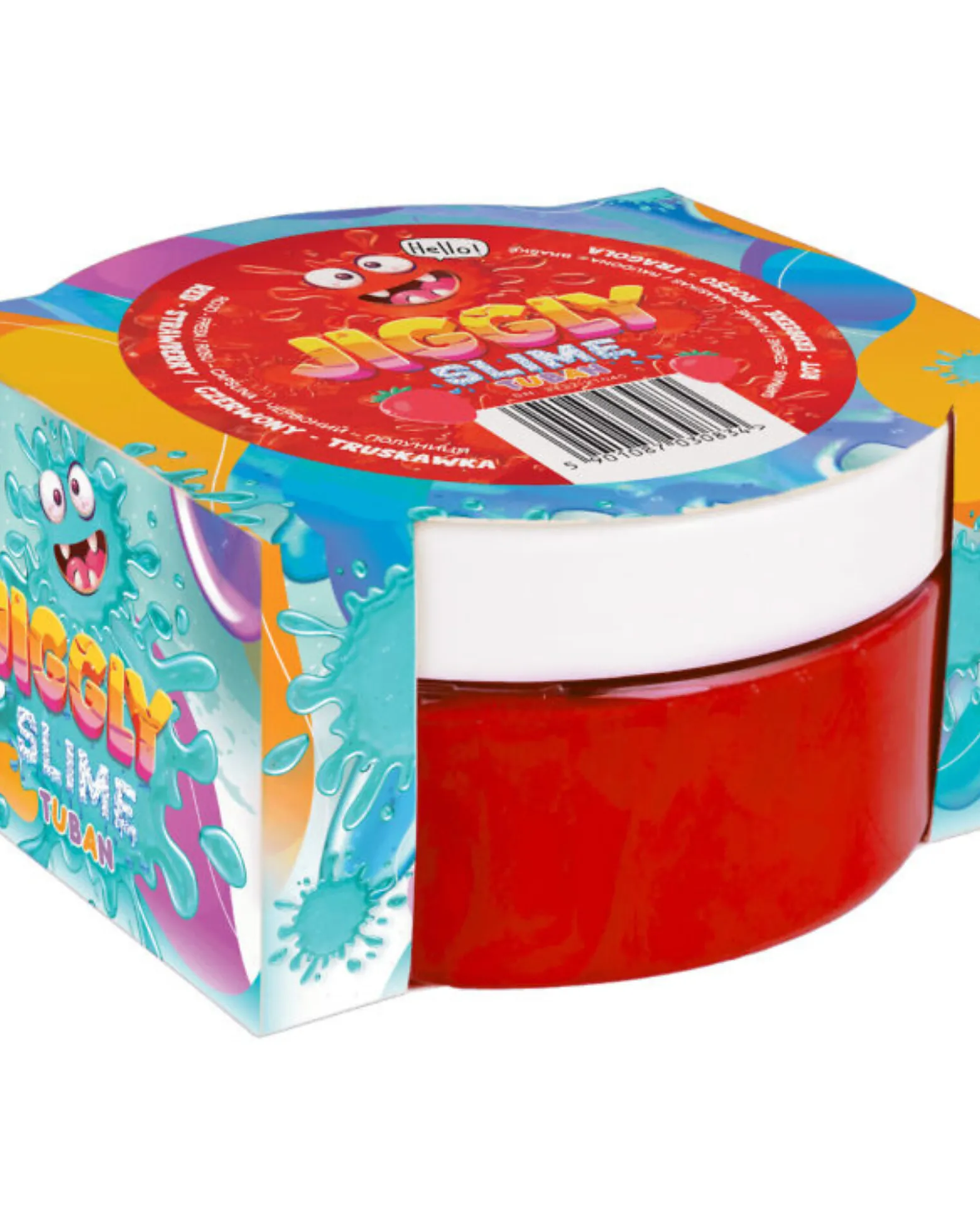 Jiggly Slime Profumato - Rosso Fragola - 200 gr - 6+ anni