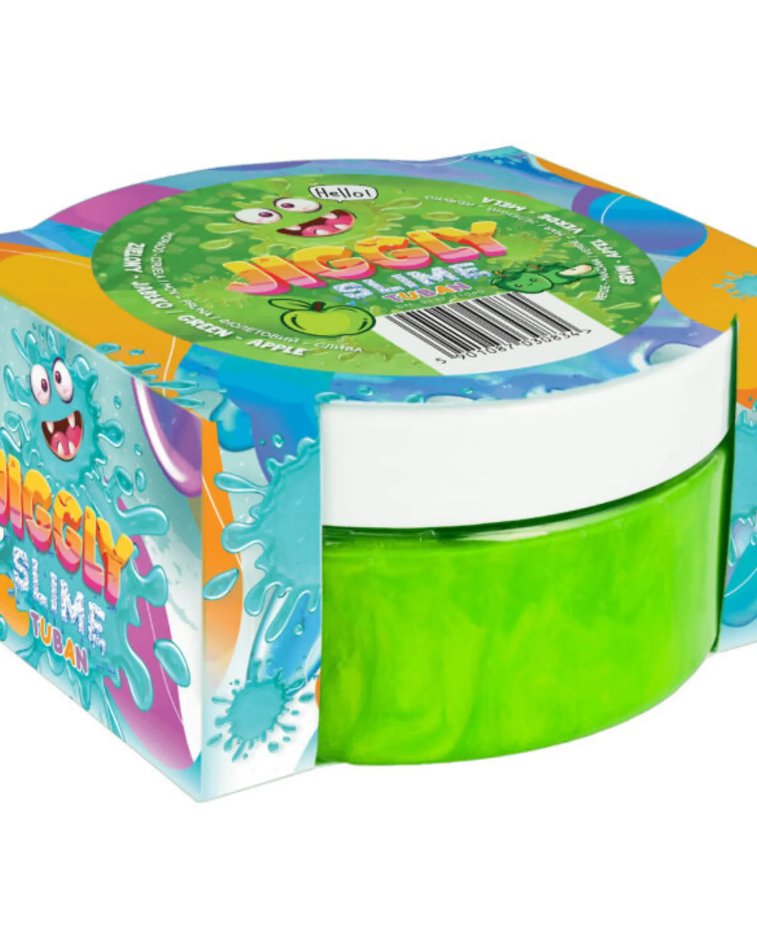 Jiggly Slime Profumato - Verde Mela - 200 gr - 6+ anni