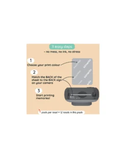 Kiimento Carta Fotografica Ink-Free per Fotocamera Model P2 - 120 Fogli - Value Pack