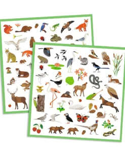Kit 160 Adesivi - Tema Fauna - dai 4 ai 7 anni