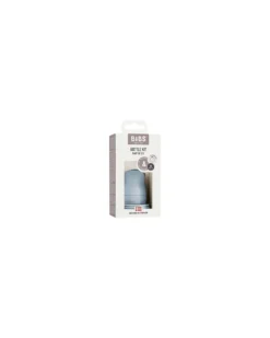 Kit Biberon - Baby Blue - Include: Tappo/Tettarella (flusso lento)/Blocco Latte/Tappo a Vite e Imbuto Pieghevole