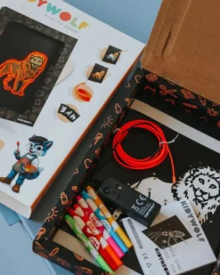 Kit Creativo Kidyneon - Arancione - Crea e Illumina le tue Idee