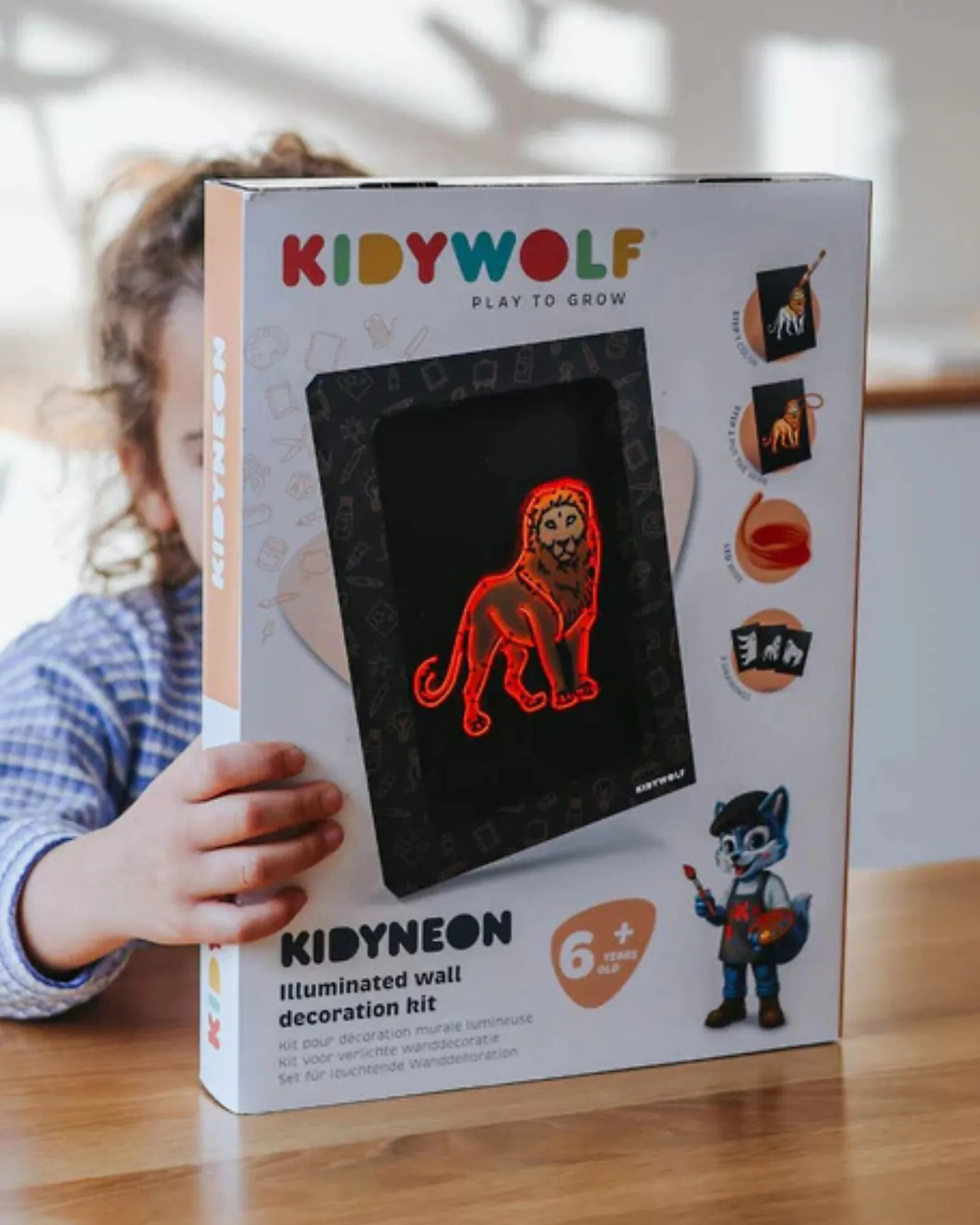 Kit Creativo Kidyneon - Arancione - Crea e Illumina le tue Idee
