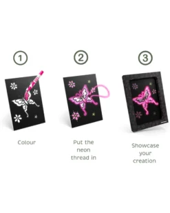 Kit Creativo Kidyneon - Rosa - Crea e Illumina le tue Idee