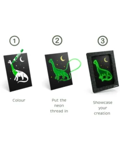Kit Creativo Kidyneon - Verde - Crea e Illumina le tue Idee