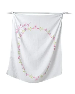 Kit Primo Anno Isn't She Lovely - Copertina Swaddle in Mussola di Cotone + 14 Cards - Per i bebé più social!