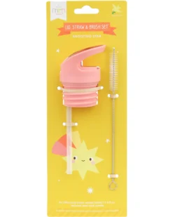 Kit Tappo Cannuccia e Scovolino - Stelle Cadenti