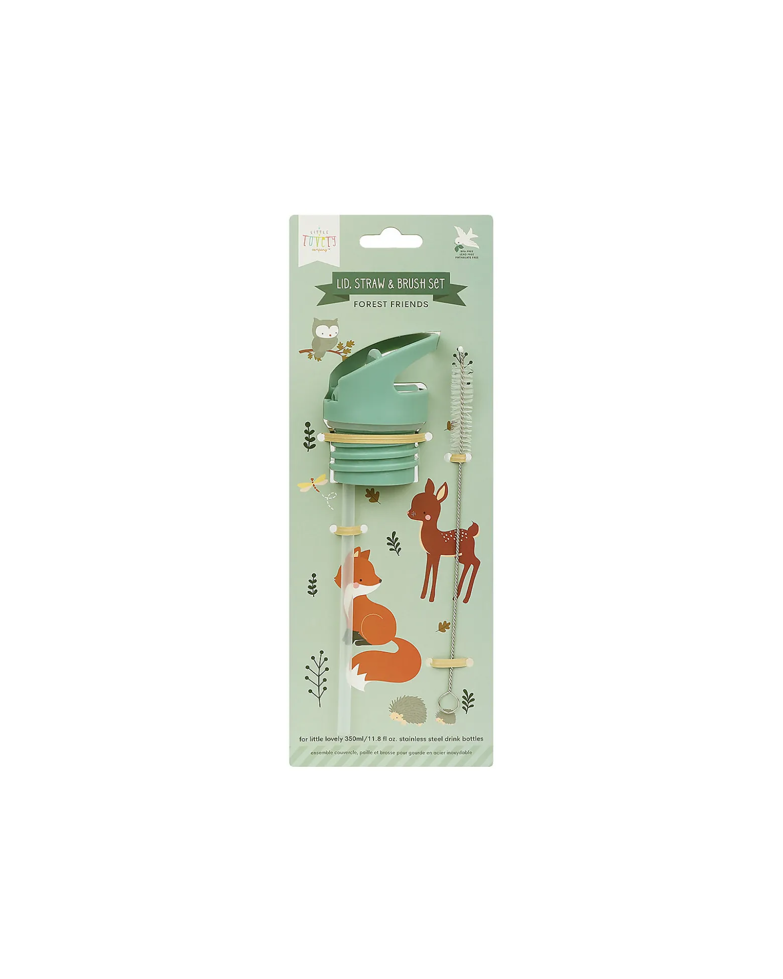 Kit Tappo Cannuccia e Scovolino - Amici della Foresta
