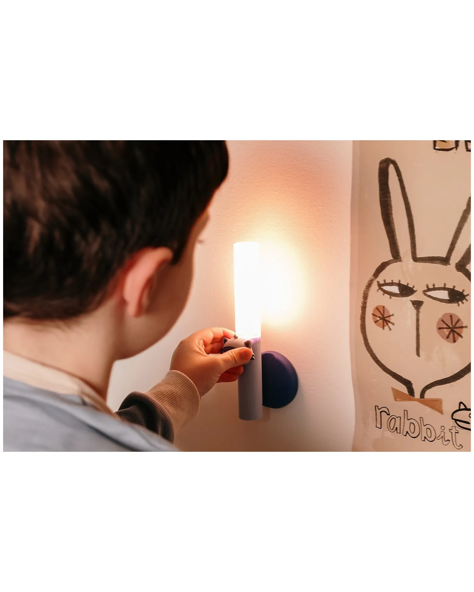 Lampada Portatile 3-in-1 Zoo Light - Unicorno - con Modalità Sleep, Walk e Read