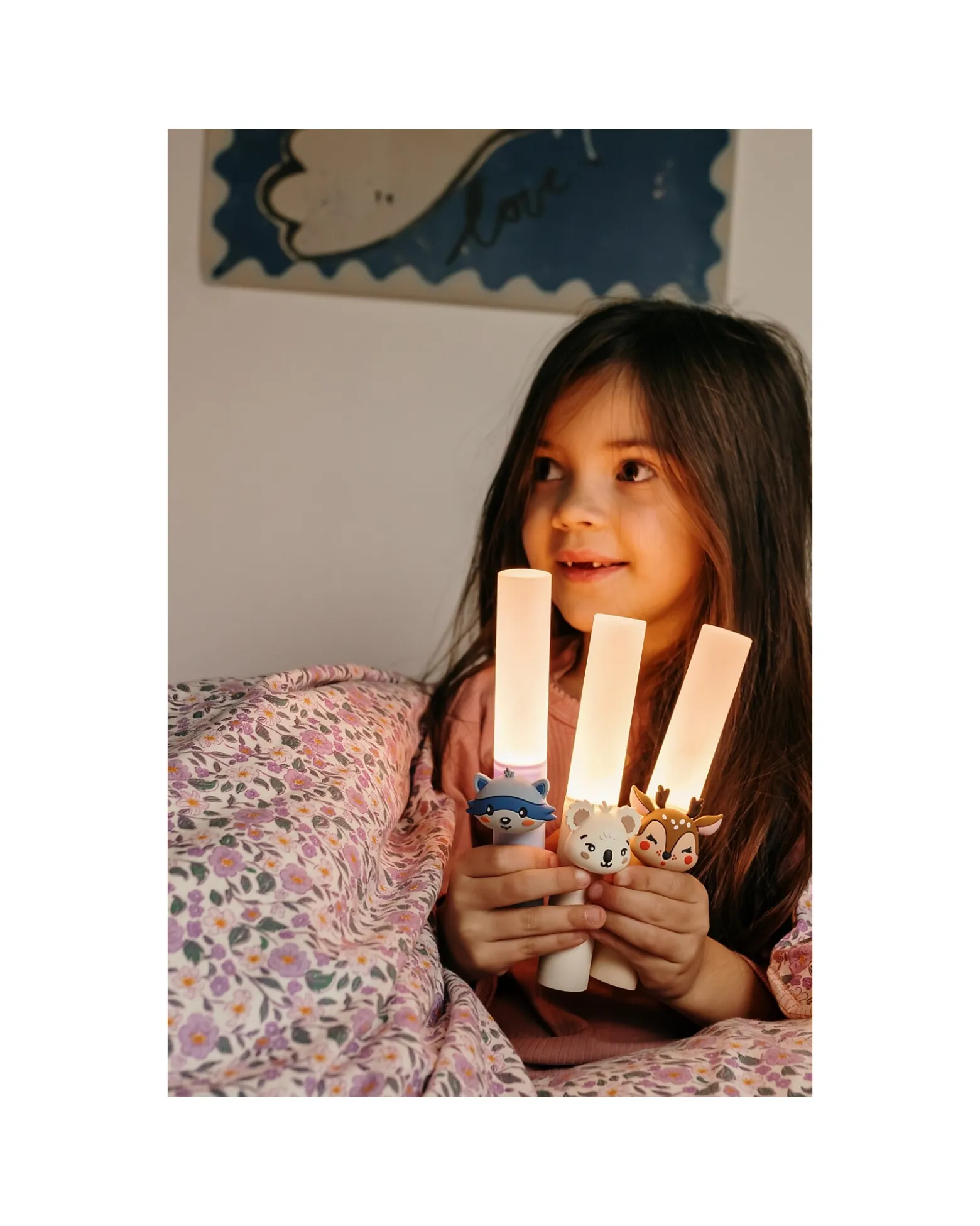 Lampada Portatile 3-in-1 Zoo Light - Unicorno - con Modalità Sleep, Walk e Read