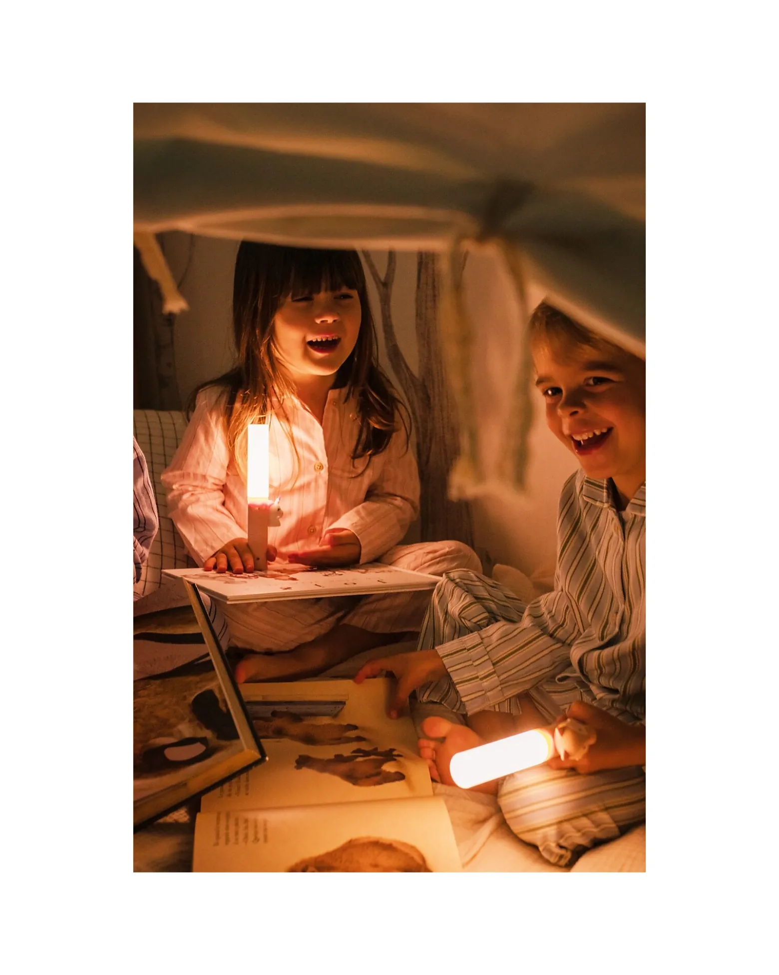 Lampada Portatile 3-in-1 Zoo Light - Volpe - con Modalità Sleep, Walk e Read