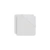 Lenzuolo con Angoli 60x120cm - 100% Cotone Jersey - Bianco - 2 Pezzi!