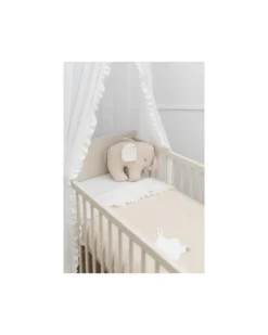 Lenzuolo per Lettino Calm - Beige - 120x150 cm - 100% Cotone