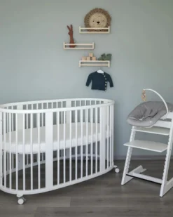 Letto Evolutivo Sleepi V3 - Bianco - Legno di Faggio