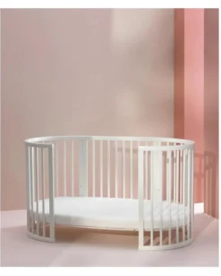 Letto Evolutivo Sleepi V3 - Bianco - Legno di Faggio