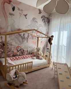 Letto Montessori Evolutivo Evi 4 in 1 - 200x90 cm - Tutto incluso - dalla Nascita a 99 anni