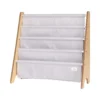 Libreria Frontale Montessoriana - Grigio Chiaro - Poliestere Riciclato - 61x63 x25,4 cm
