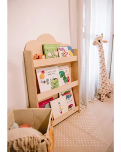 Libreria Montessori Frontale - Cloud - Legno di Betulla - Natural