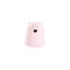 Luce da Notte Portatile Orsetto In Morbido Silicone - Rosa - 10x8.6 cm