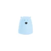 Luce da Notte Portatile Orsetto In Morbido Silicone - Azzurro - 10x8.6 cm