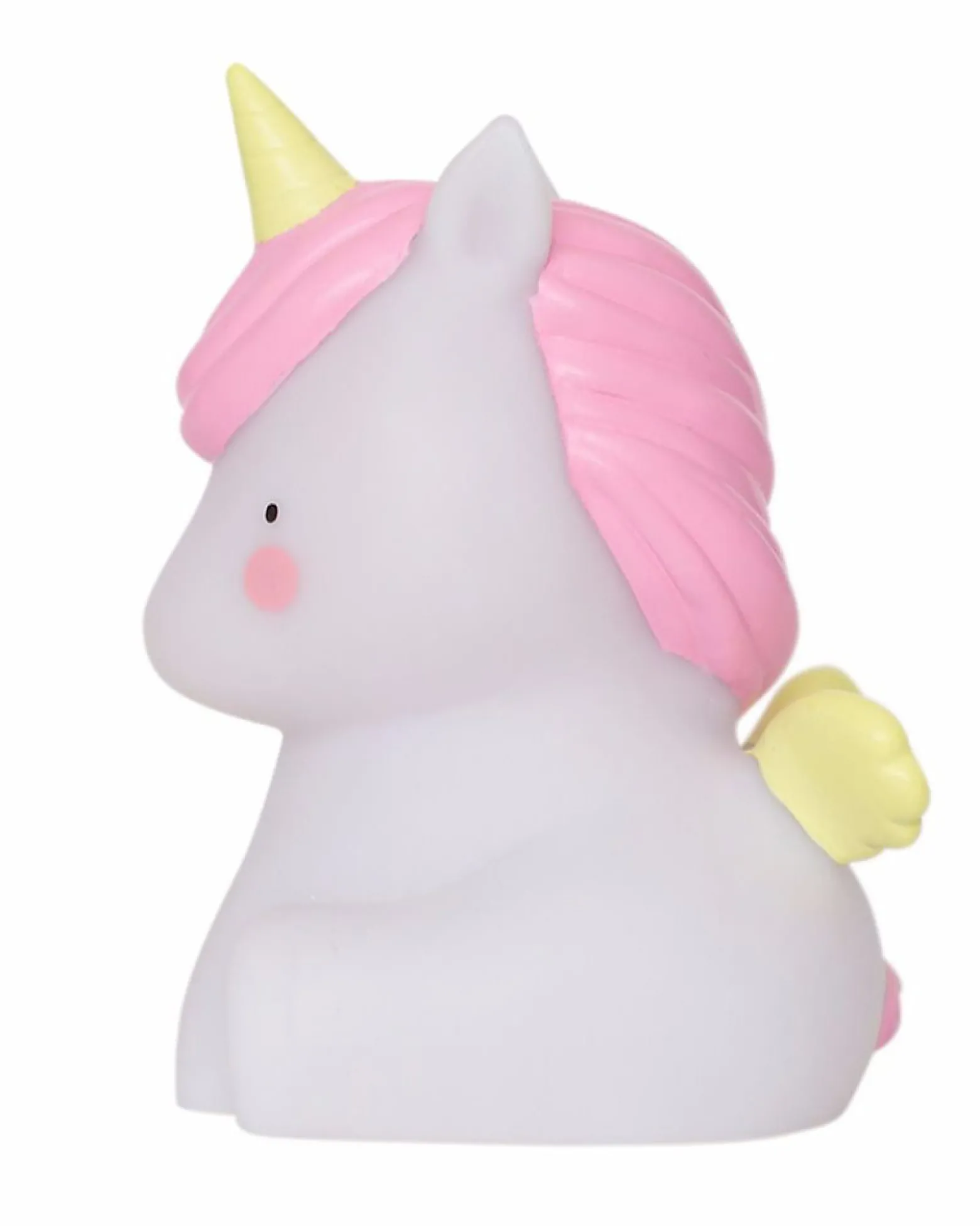 Luce Piccola LED, Unicorno - Bianco e Rosa