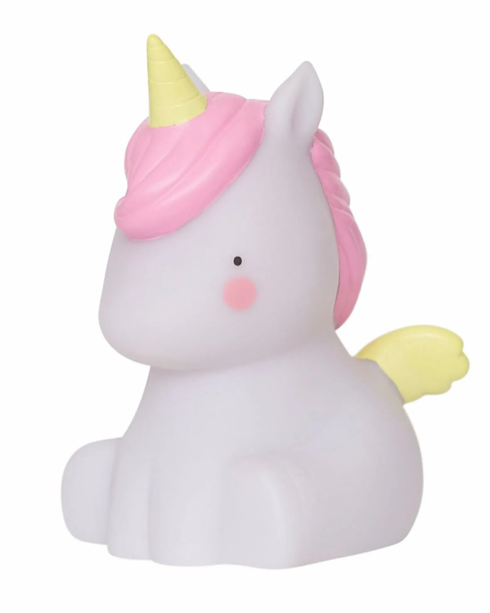 Luce Piccola LED, Unicorno - Bianco e Rosa