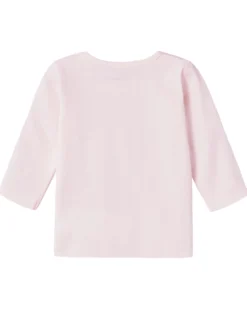 Maglia a Maniche Lunghe con Stampa Unicorno - Malva - Cotone Biologico