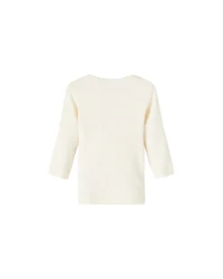 Maglia Manica Lunga con Stampa - Buttercream - Cotone Bio