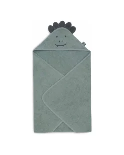 Mantellina da Bagno in Spugna - Con Cappuccio - 75x75cm - Jungle Jambo - Coccodrillo