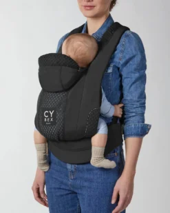 Marsupio Coya Urban Mobility - Nero - dalla Nascita ai 15 Kg - Tessuto Mesh Comodo e Traspirabile