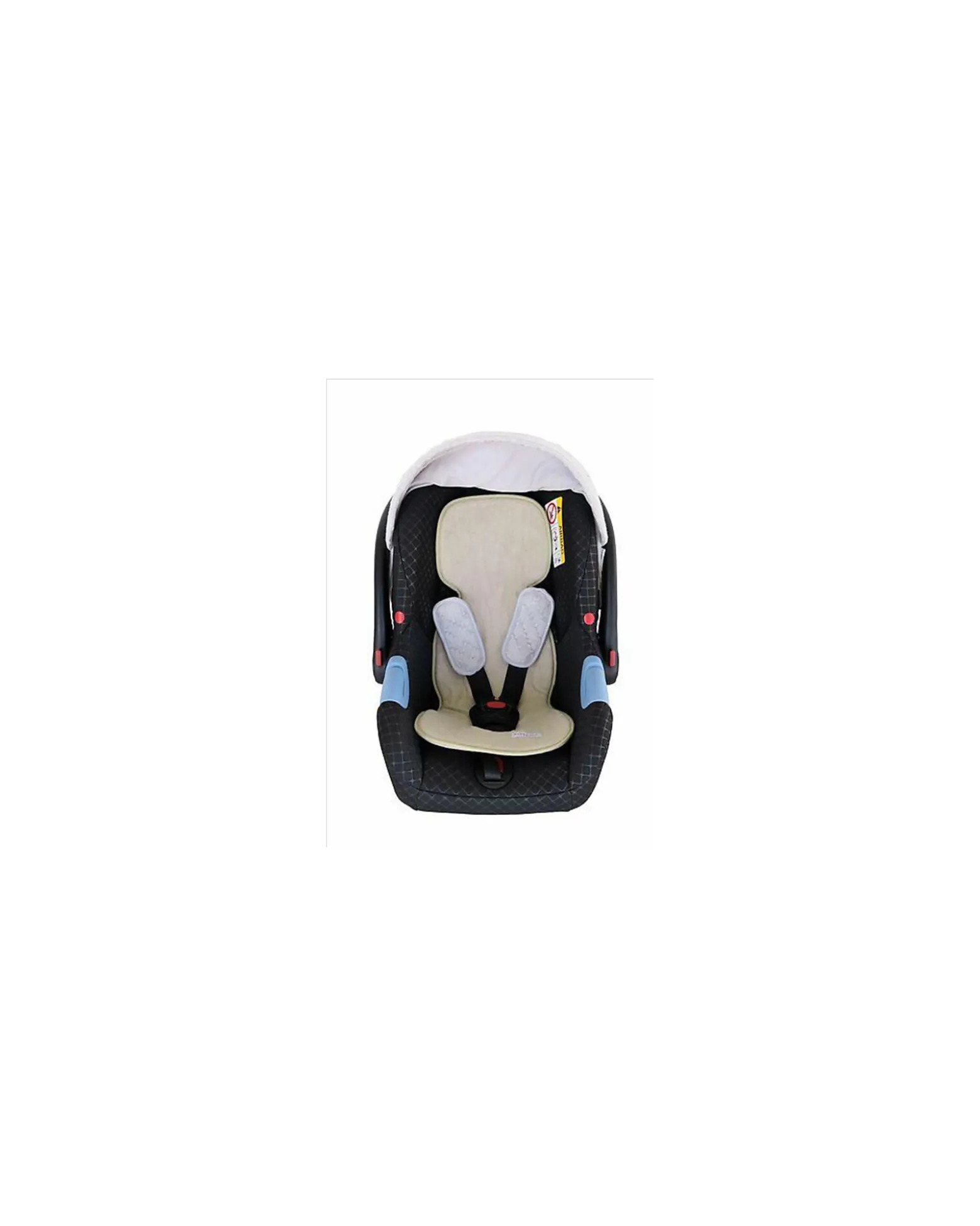 Materassino Universale Mini - Copriseduta per Seggiolino e Ovetto - Oyster Grey - Bambù