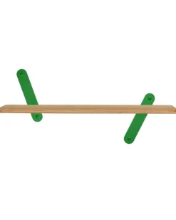 Mensola in Legno - Verde - 60 x 15 x 1,5 cm - Utile e Originale!