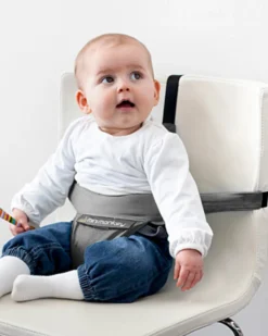 Minichair - Grigio - Seggiolino Universale da Tavolo - Sta anche in borsa!