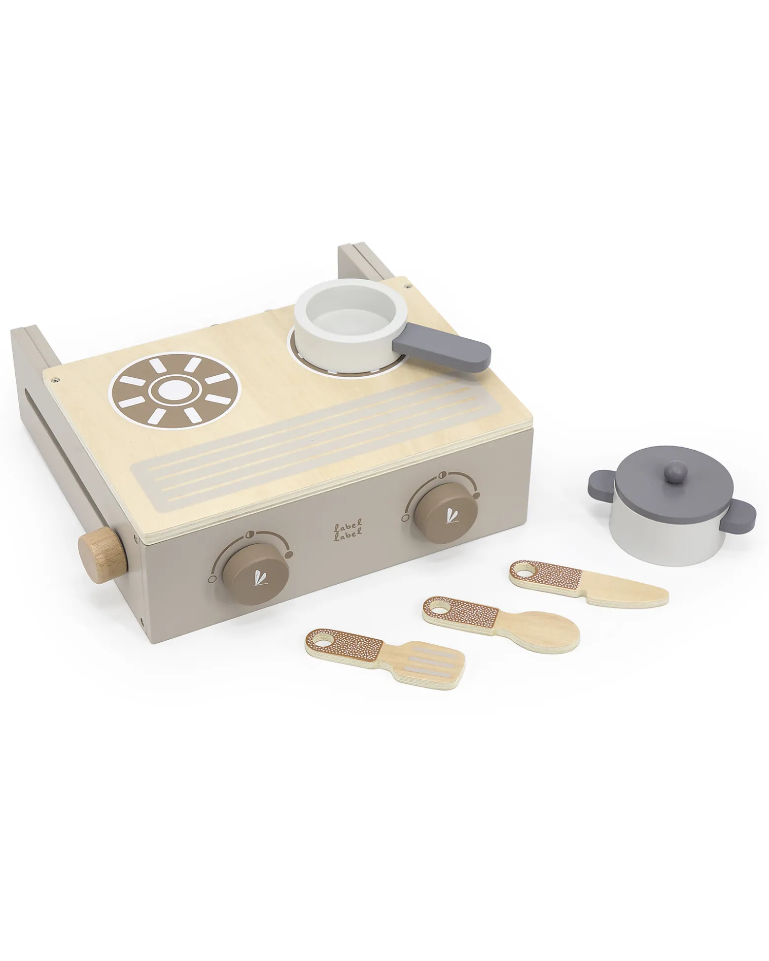 Mini Cucina Pieghevole in Legno FSC - Beige - 36+ m