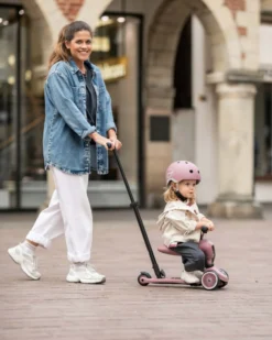 Monopattino a Triciclo con Barra di Spinta Highwaykick 1 Push and Go - Wildberry