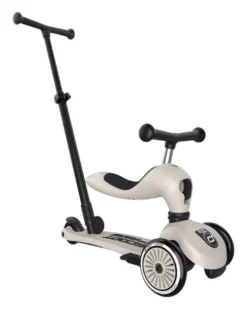 Monopattino a Triciclo con Barra di Spinta Highwaykick 1 Push and Go - Ash