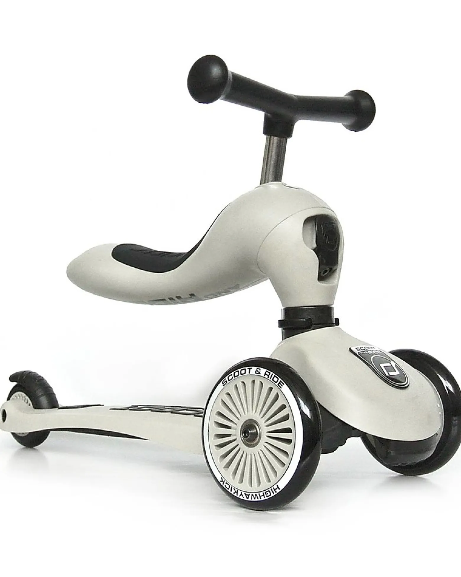 Monopattino e Triciclo 2in1 Highwaykick 1, Grigio Cenere - Da 1 a 5 anni