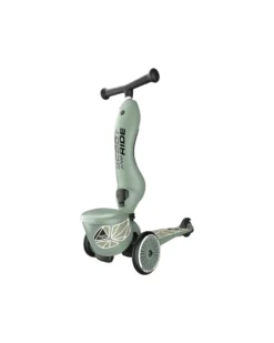 Monopattino e Triciclo 2in1 Highwaykick 1 Lifestyle - con Portaoggetti - Green Lines - Da 1 a 5 anni