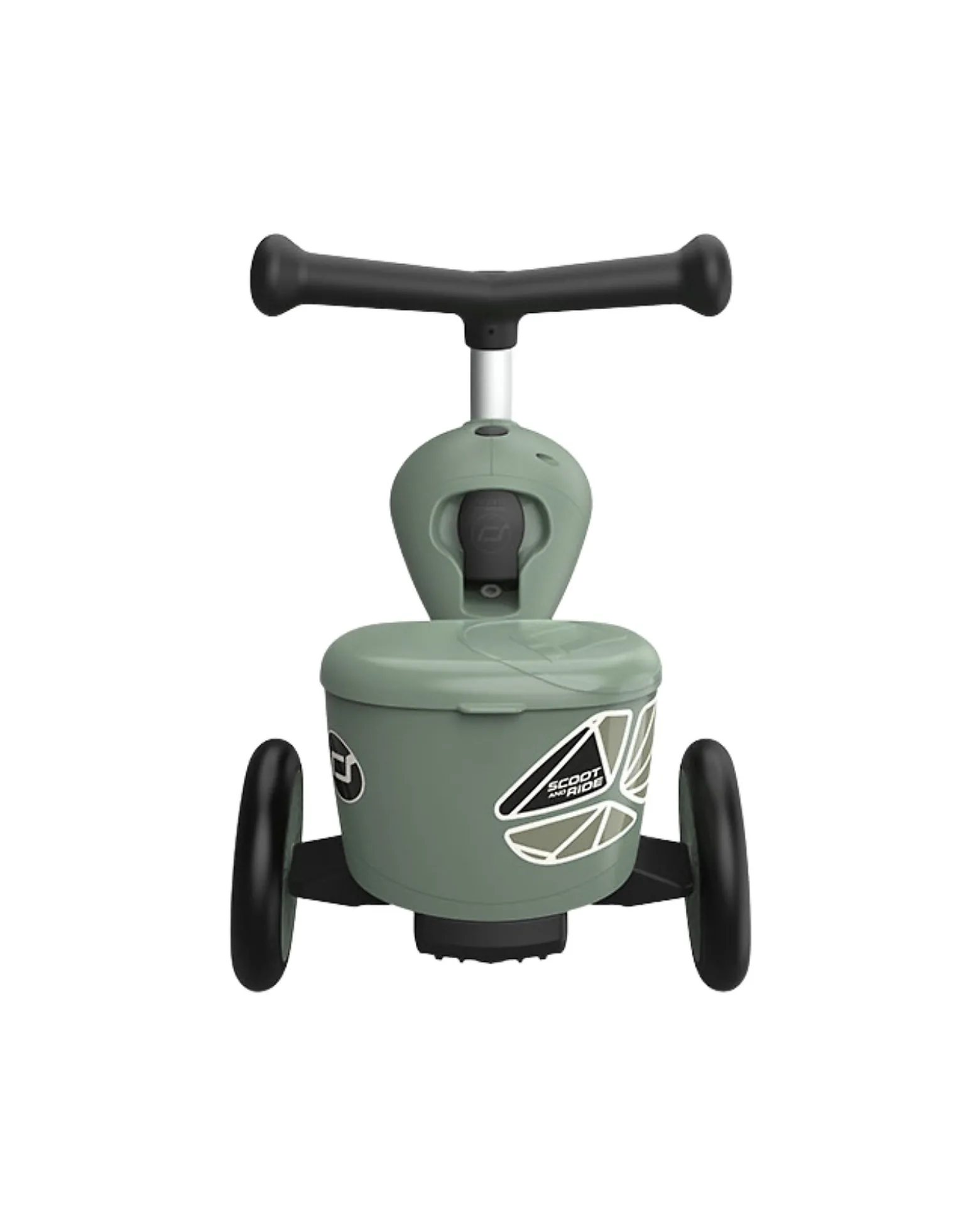 Monopattino e Triciclo 2in1 Highwaykick 1 Lifestyle - con Portaoggetti - Green Lines - Da 1 a 5 anni