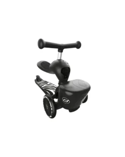 Monopattino e Triciclo 2in1 Highwaykick 1 Lifestyle - con Portaoggetti - Zebra - Da 1 a 5 anni
