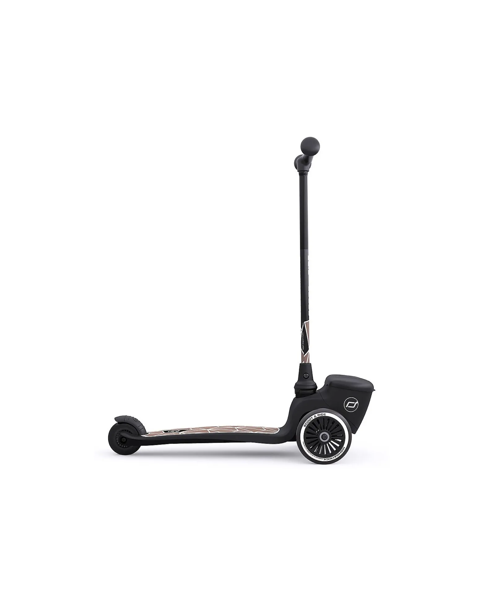 Monopattino HWK2 Lifestyle - Linee Marroni - 2 ai 5 anni - Fino a 50kg!