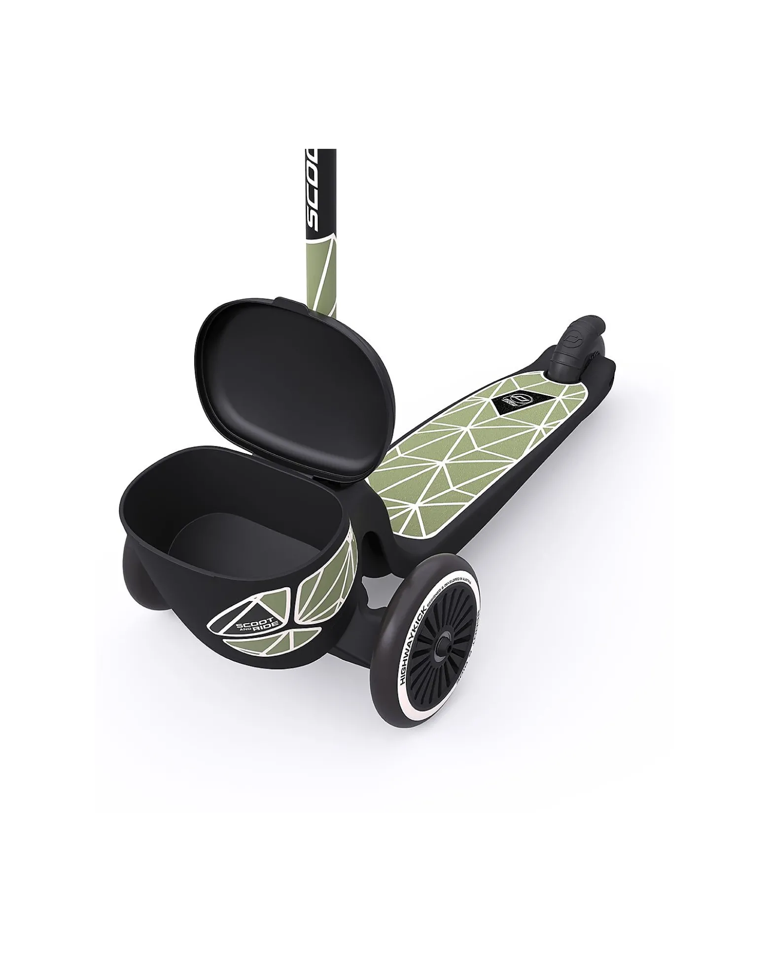 Monopattino HWK2 Lifestyle - Linee Verdi - 2 ai 5 anni - Fino a 50kg!
