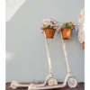 Monopattino Maxi con Cestino Removibile - Rosa - da 6 Anni Fino a 100 kg
