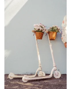Monopattino Maxi con Cestino Removibile - Rosa - da 6 Anni Fino a 100 kg