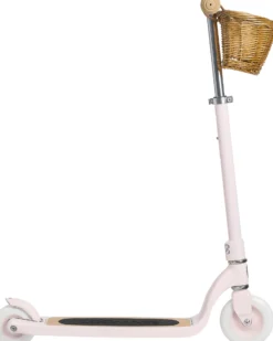 Monopattino Maxi con Cestino Removibile - Rosa - da 6 Anni Fino a 100 kg