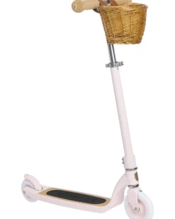 Monopattino Maxi con Cestino Removibile - Rosa - da 6 Anni Fino a 100 kg