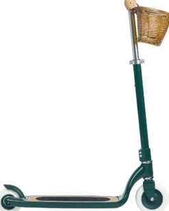 Monopattino Maxi con Cestino Removibile - Verde - da 6 Anni Fino a 100 kg